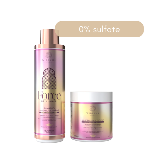 DUO FORCE BRILLANCE - SHAMPOING + MASQUE (500mL)